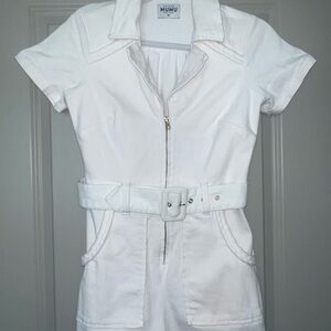 Show Me Your Mumu Outlaw Romper - White